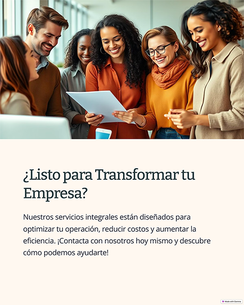 Contactate con ServTech para una consultoría gratuita