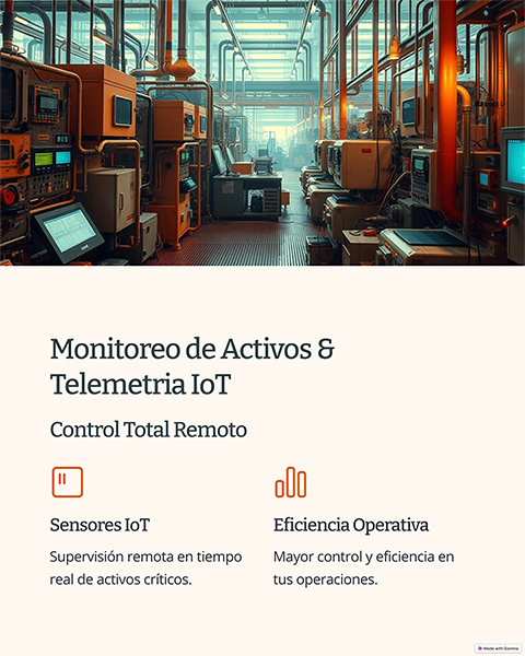 Monitoreo inteligente de activos industriales